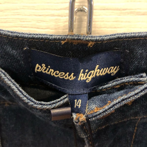 Princess Highway Floral Embroidered Denim Jeans 14 New ⭐️ - Picture 8 of 10